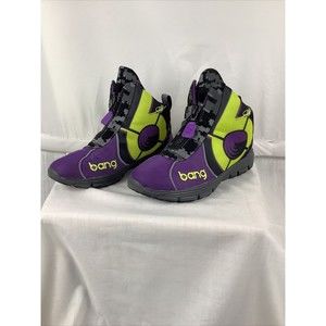 Bang Size 6 Energy Drink Shoes womens Purple Rare Promotional Shoes high tops